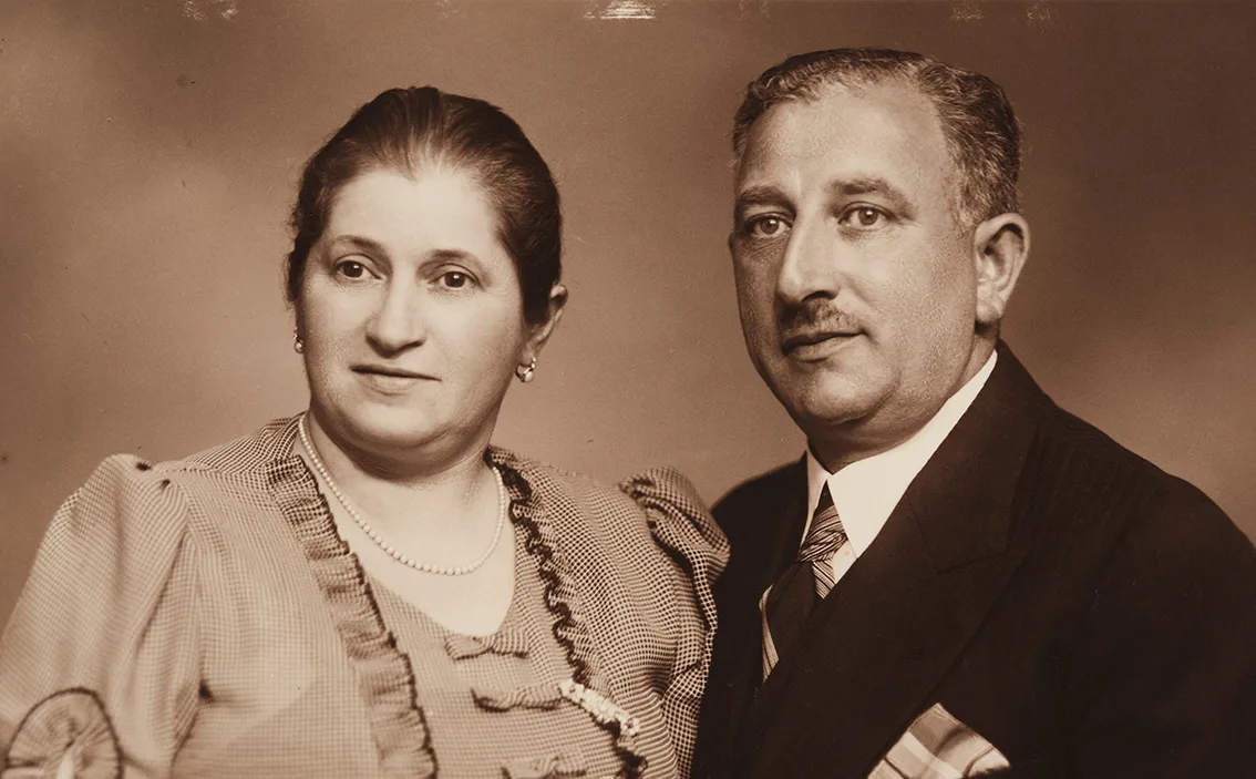 Porträtt av Lieselotte Jacks föräldrar.