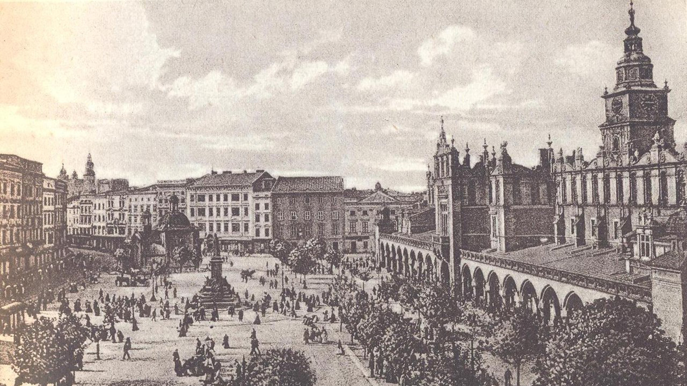 Stadsbild Krakow 1930