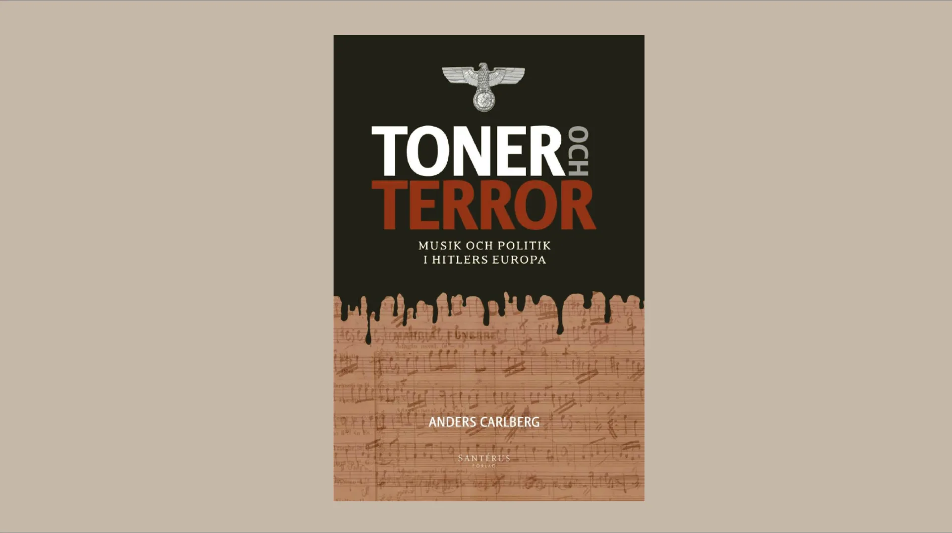 Omslagsbild på boken Toner och terror.