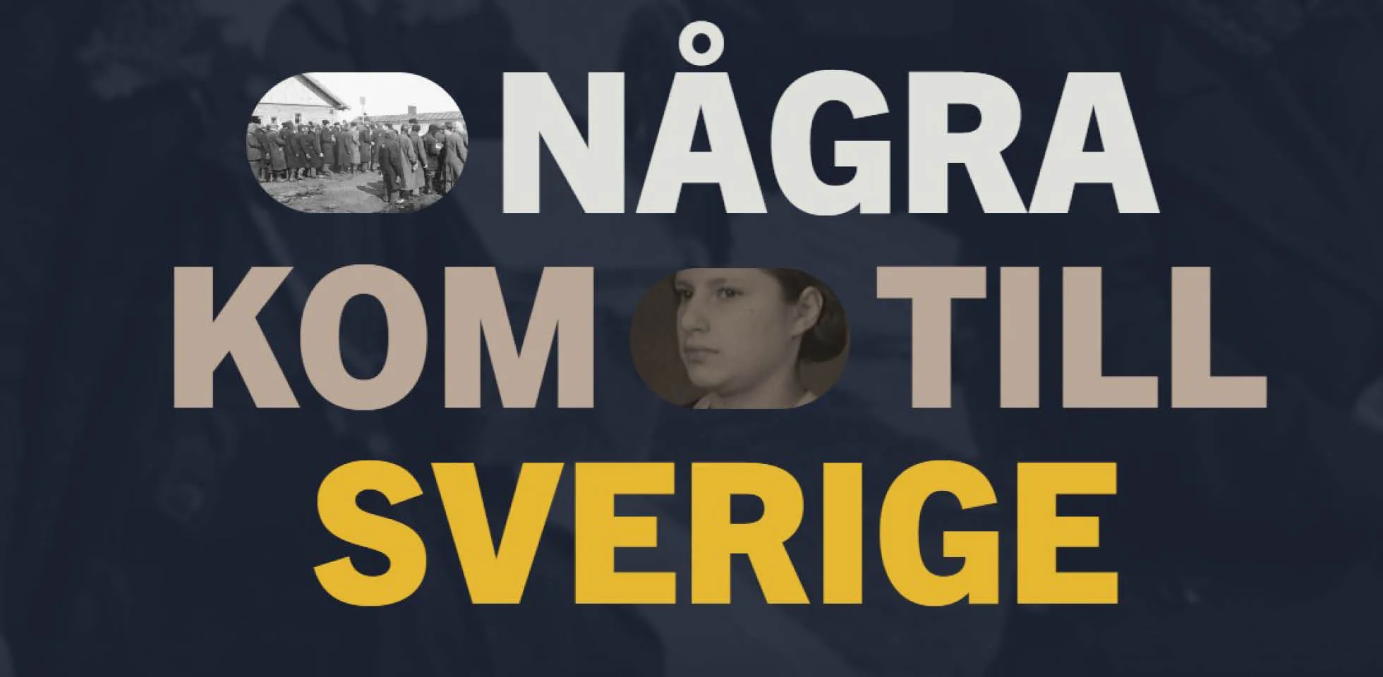 Tidslinjen Sju liv som visar texten "Några kom till Sverige"