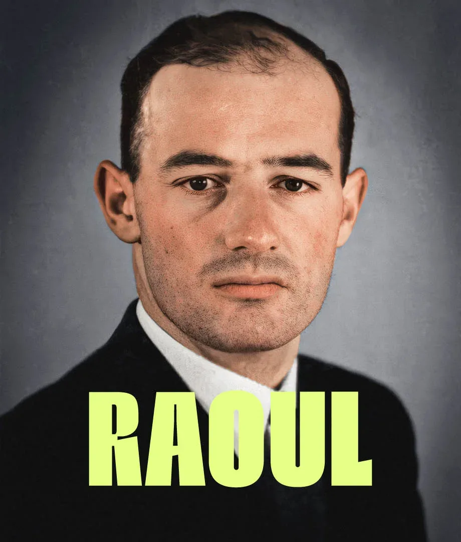 Porträtt på Raoul. 