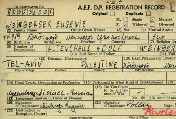 Eugenie-Weinberger-Postwar-Registration-Card-Foto-Arolsen-Archives-560x380px