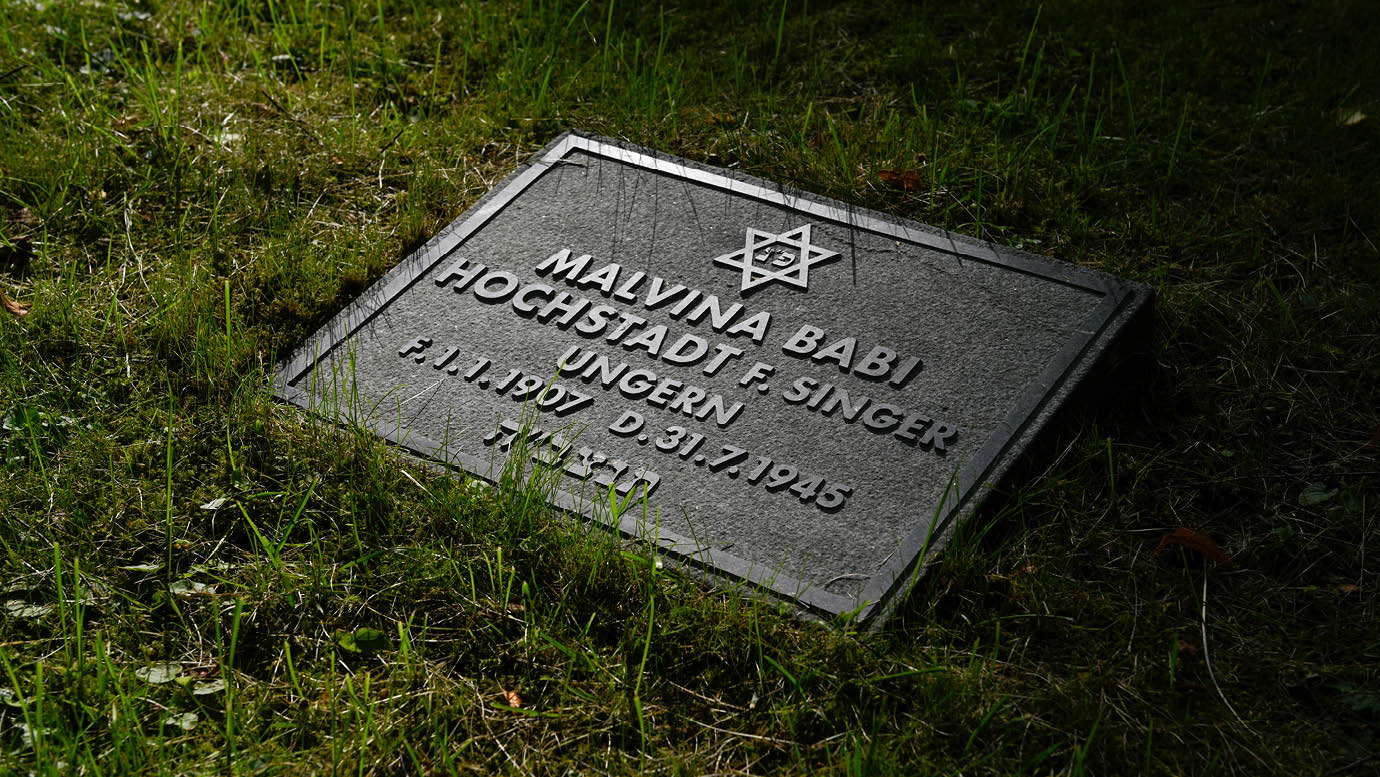 Malvina Hochstadts gravsten.