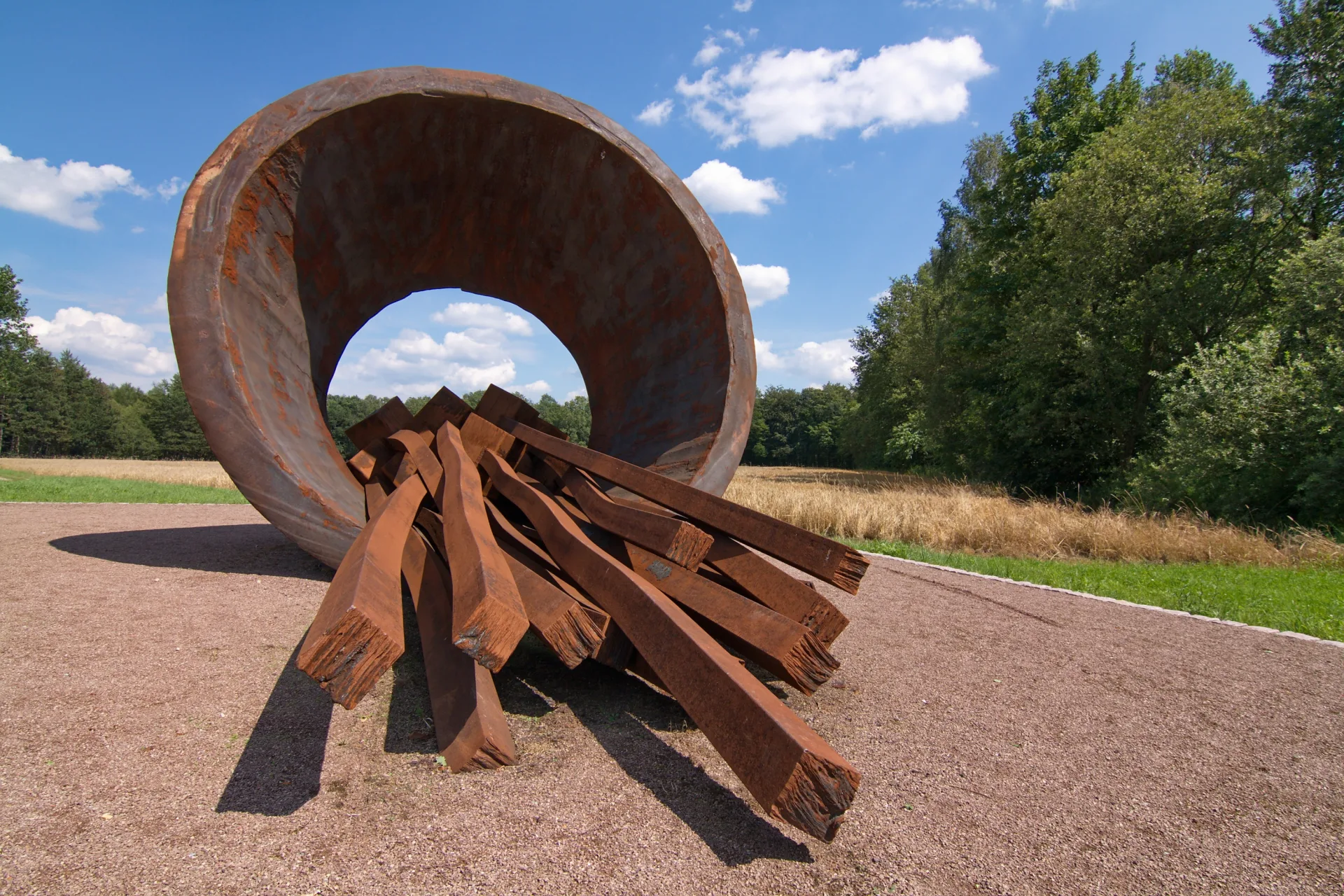 Die Rampe KZ Bergen-Belsen