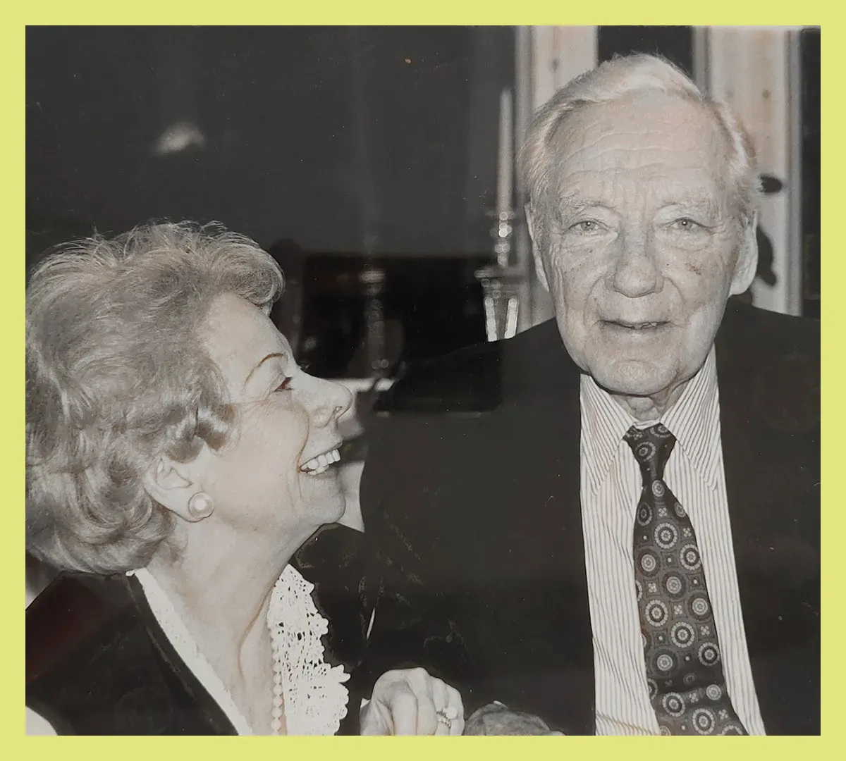 Foto på Kate Wacz och Per Anger