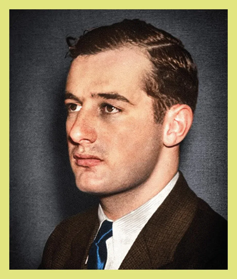 Raoul Wallenberg i en svensk tidning då han blev vinnare av en arkitekttävling.