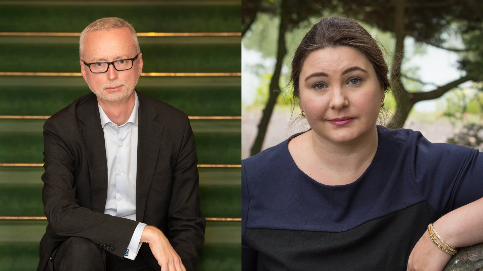 Dick Harrison och Katarina Harrison Lindnergh.