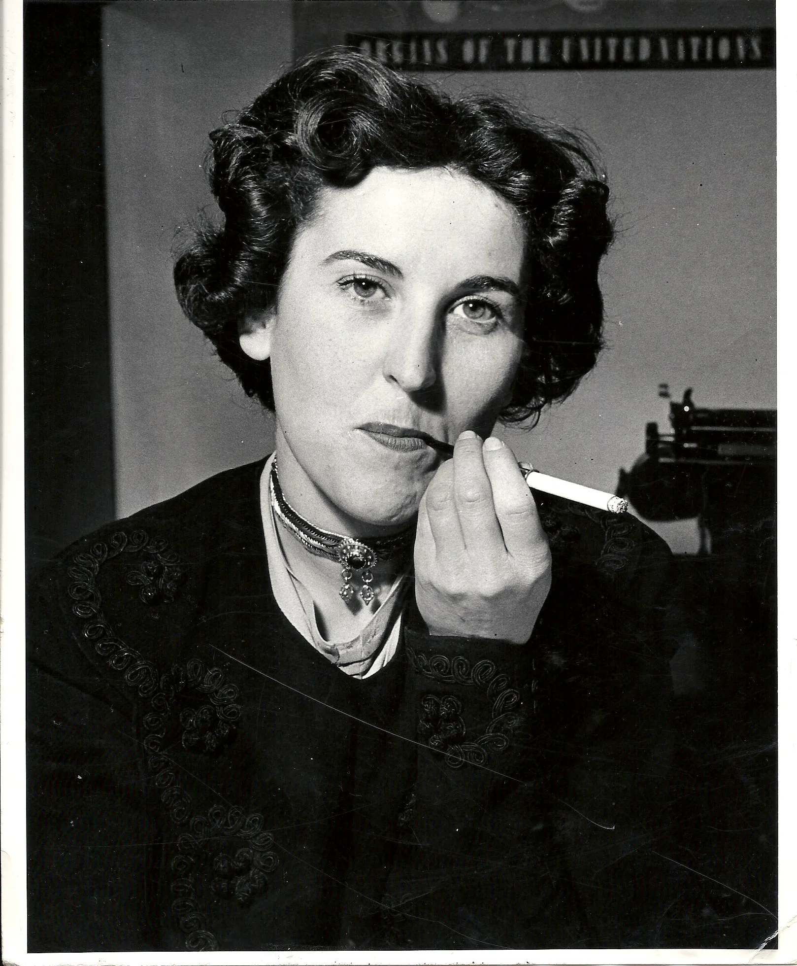 Porträtt av Charlotte Delbo.