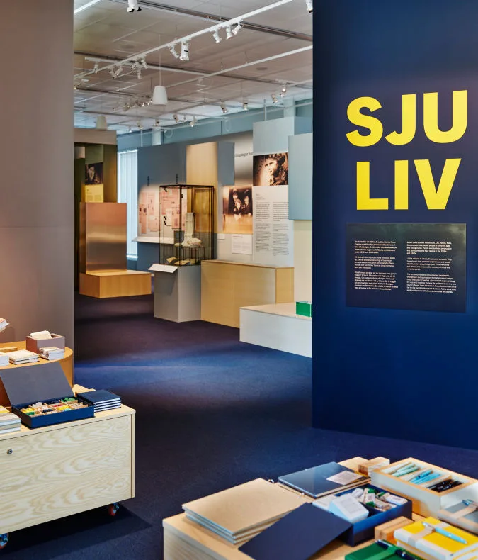 Utställningen Sju liv.